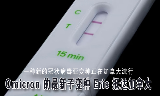 COVID-19：Omicron 的最新子变种 Eris 抵达加拿大